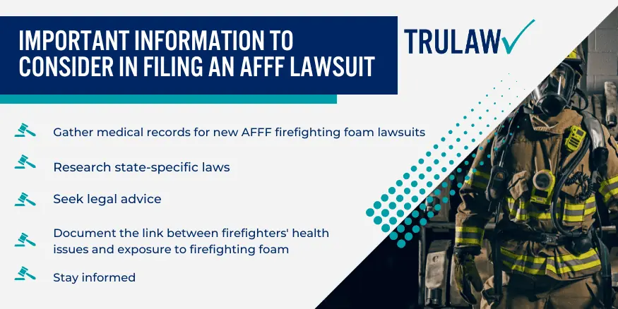 Important Information for Those Considering Filing an AFFF Lawsuit