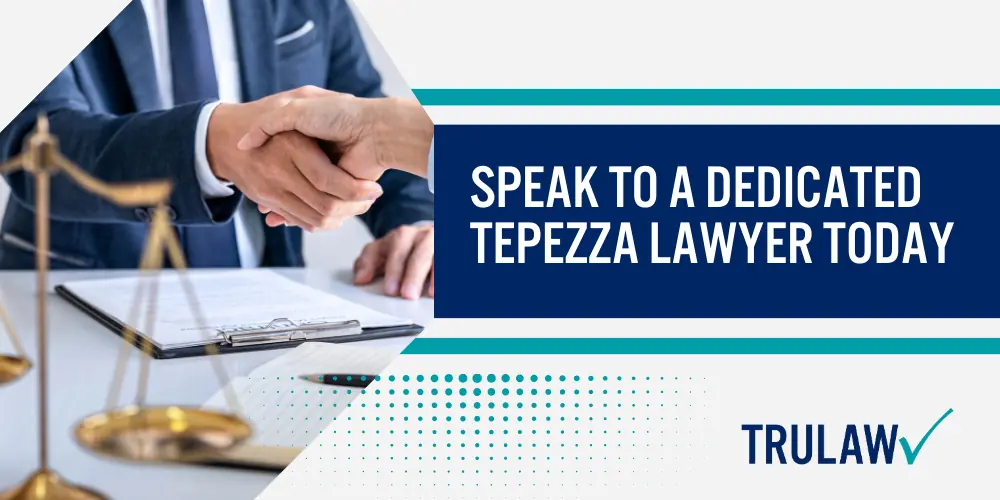 Tepezza Hearing Loss Lawsuit Featured; How Tepezza Works; FDA Approval for Tepezza; common side effects listed on the original warning labels; Can Tepezza Cause Hearing Loss; Common Complications of Tepezza; Horizon Therapeutics Failed to Warn Consumers of Hearing Loss; Who Is Eligible to File a Tepezza Lawsuit; Compensation for Hearing Loss from Tepezza; How a Tepezza Hearing Loss Lawyer Can Help; Speak to a Dedicated Tepezza Lawyer Today