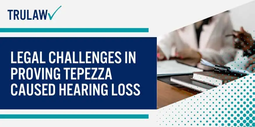 Legal challenges in proving Tepezza caused hearing loss