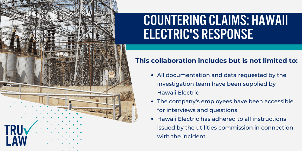 Countering Claims Hawaii Electric's Response