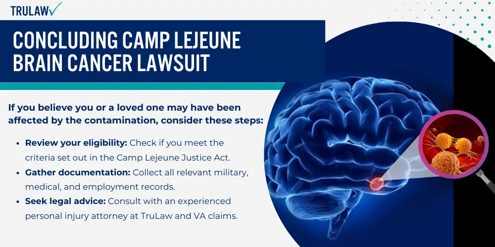 Concluding Camp Lejeune Brain Cancer Lawsuit