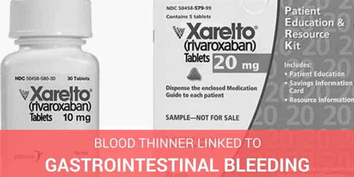xarelto blood thinner linked to gastrointestinal bleeding