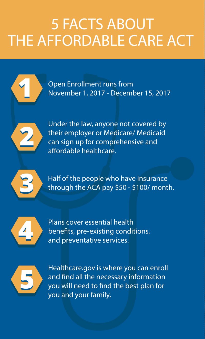 5 Facts about the 2017 Affordable Care Act Infographic