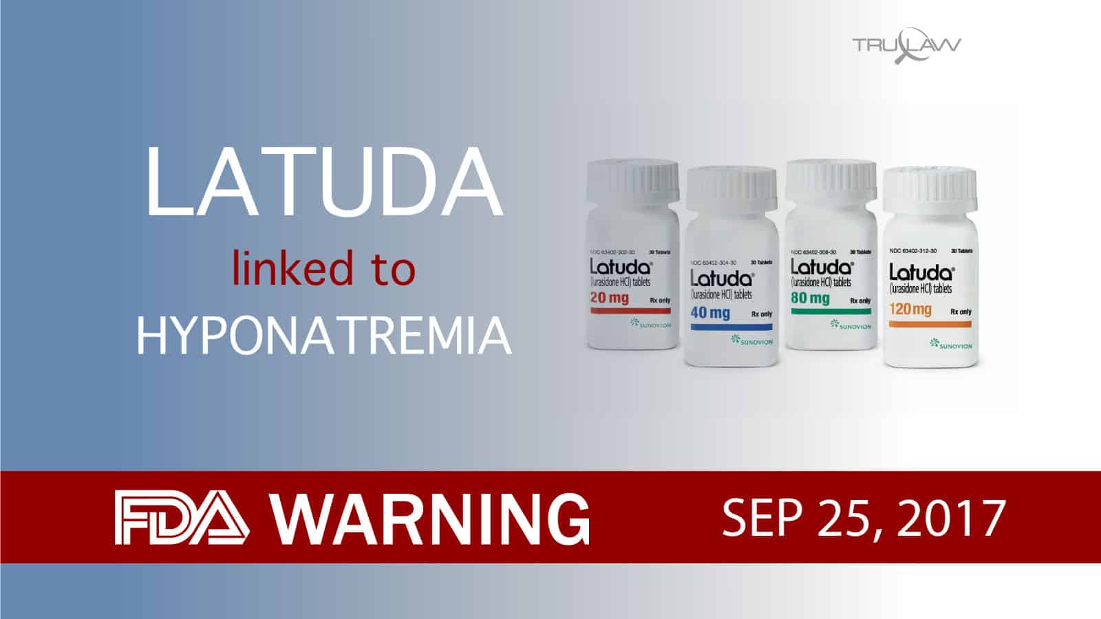 FDA Warns Latuda Use Could Lead To Hyponatremia