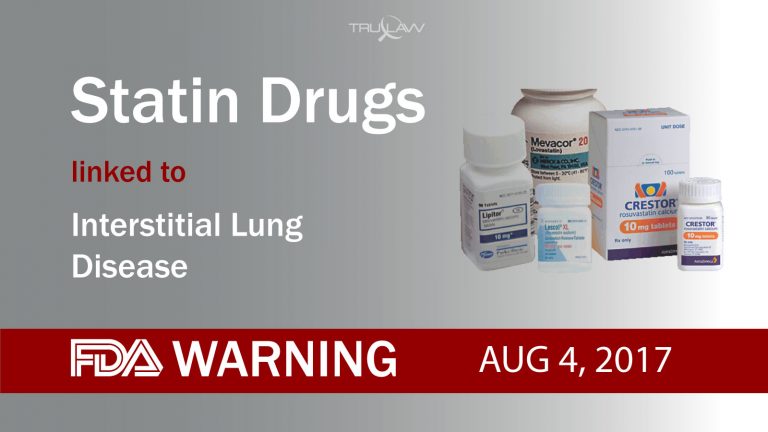 FDA Warning Statin Drugs Linked to Interstitial Lung Disease