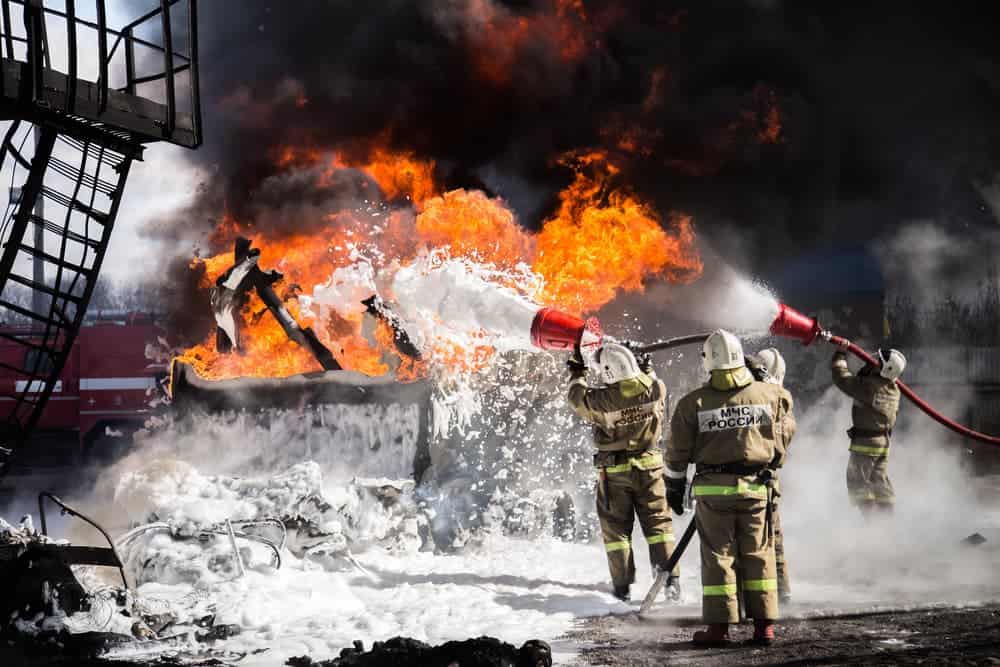 PFAS firefighting foam