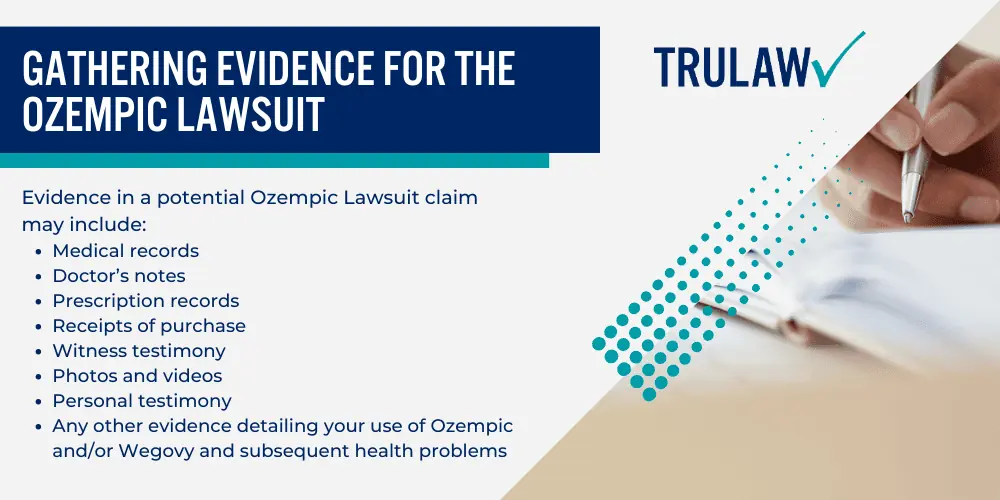 Ozempic Lawsuit Ozempic and Wegovy Claims Featured Image; Ozempic Lawsuit; Ozempic and Wegovy Lawsuits; Ozempic Stomach Paralysis Lawsuit; Ozempic Gastroparesis Lawsuit; Ozempic Claims; Ozempic Lawsuits; Ozempic Lawyers; Ozempic And Wegovy Lawsuit Investigation; FDA Warnings On Ozempic And Wegovy; What Is Ozempic; Ozempic And Weight Loss; Ozempic Side Effects; Ozempic Stomach Paralysis (Gastroparesis); Ozempic And Gallbladder Disease; Ozempic Use And Surgery; What Is Wegovy; Potential For Serious Side Effects_ Gastroparesis, Gallbladder Disease, And More; What Are Compounded Drugs; Why Are Compounded Drugs Made; Do You Qualify For The Ozempic Lawsuit; Gathering Evidence For The Ozempic Lawsuit