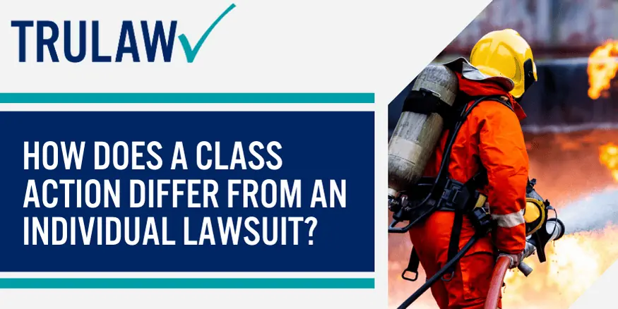 How does a class action differ from an individual lawsuit