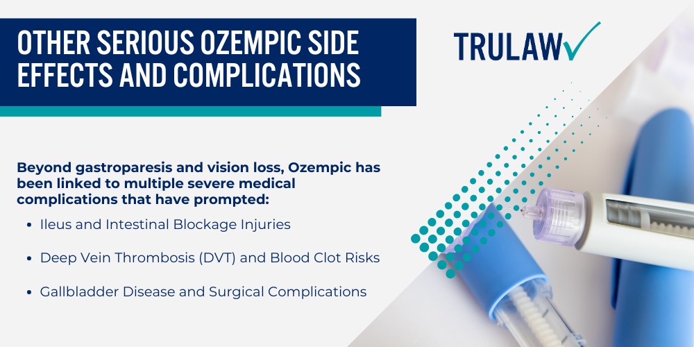 Ozempic Lawsuits Explained_ Current Legal Landscape and Key Claims; Eligibility Federal Multidistrict Litigation Overview (MDL 3094) and Case Evaluation Process; Eligibility Requirements for Filing an Ozempic Lawsuit; Medical Criteria for Case Eligibility; Documentation Requirements for Your Ozempic Claim; Timeline Considerations for Filing; Types of Damages Available in Ozempic Lawsuits; What is NAION (Nonarteritic Anterior Ischemic Optic Neuropathy); Other Serious Ozempic Side Effects and Complications