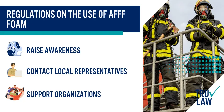 regulations on the use of AFFF foam