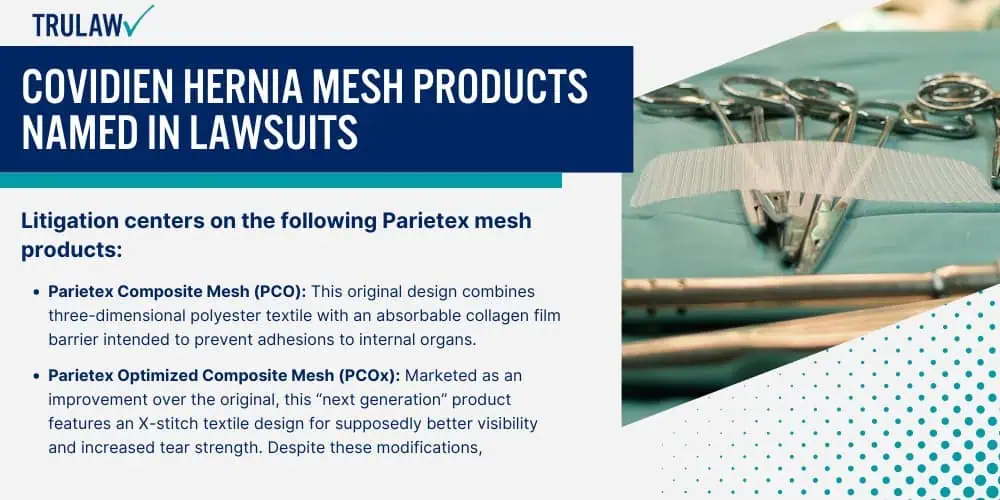 Covidien Hernia Mesh Products Named in Lawsuits