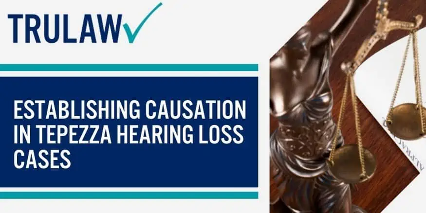 Establishing causation in Tepezza hearing loss cases