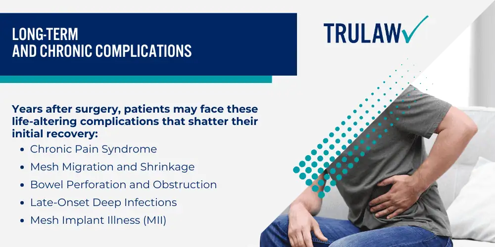 Common Defendants and Their Mesh Products; Hernia Mesh Complications and Injuries; Immediate and Short-Term Complications; Long-Term and Chronic Complications
