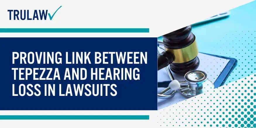 Proving link between Tepezza and hearing loss in lawsuits