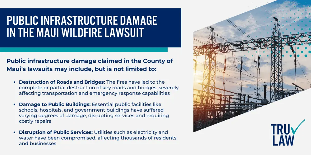 Public Infrastructure Damage in the Maui Wildfire Lawsuit