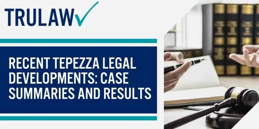 Recent Tepezza legal developments Case summaries and results