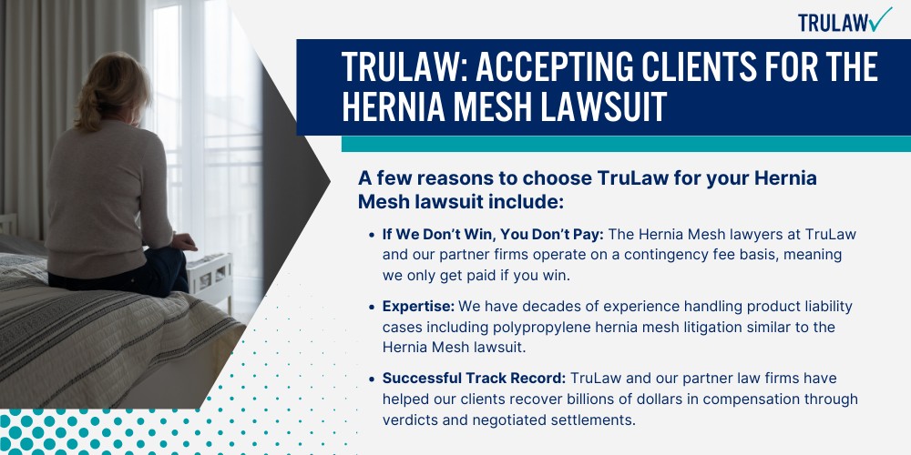 TruLaw Accepting Clients for the Hernia Mesh Lawsuit