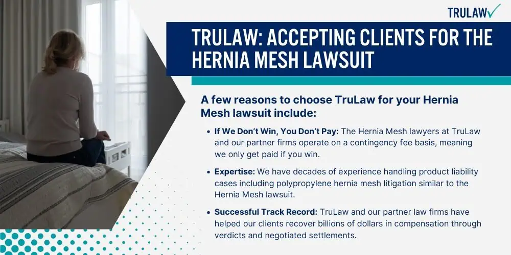 TruLaw Accepting Clients for the Hernia Mesh Lawsuit
