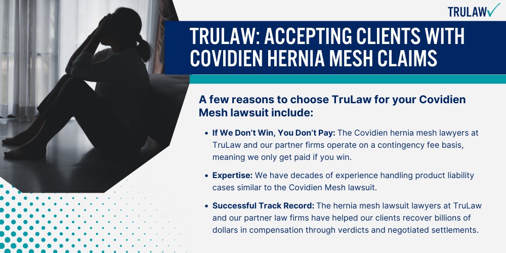 TruLaw Accepting Clients with Covidien Hernia Mesh Claims