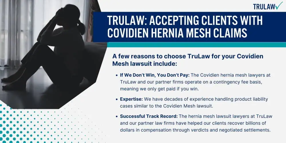 TruLaw Accepting Clients with Covidien Hernia Mesh Claims