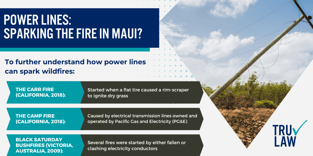 Power Lines Sparking the Fire in Maui