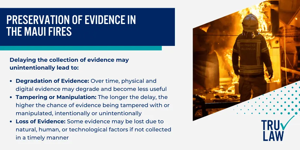 Preservation of Evidence in the Maui Fires