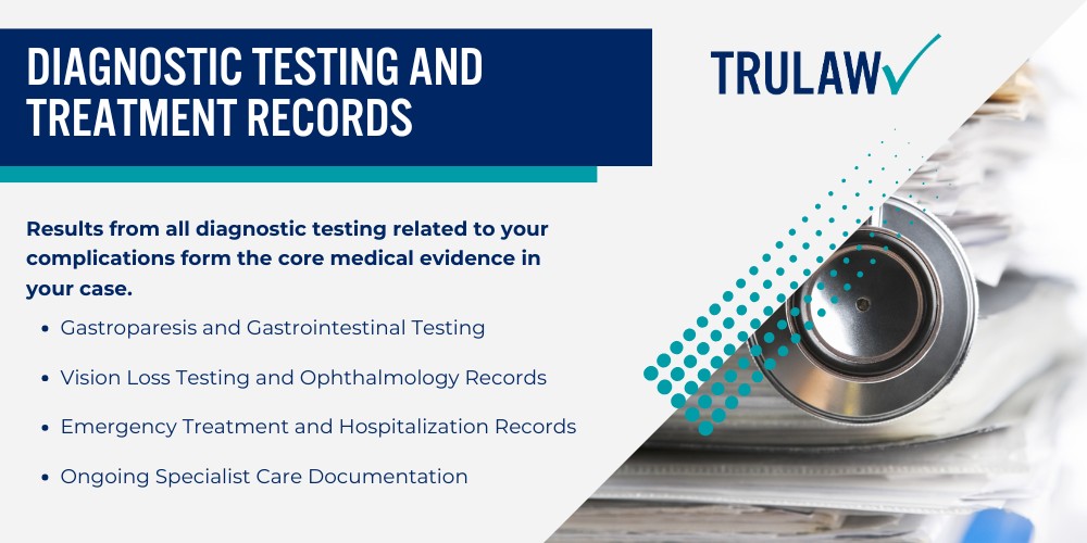 Knowing the Ozempic Lawsuit Landscape; Health Complications Driving Legal Claims; Determining Your Eligibility to File an Ozempic Lawsuit; Primary Eligibility Requirements; Medical Documentation and Testing Requirements; Common Disqualifying Factors; Medical Evidence for Your Ozempic Claim; Prescription and Medication Use Records; Diagnostic Testing and Treatment Records