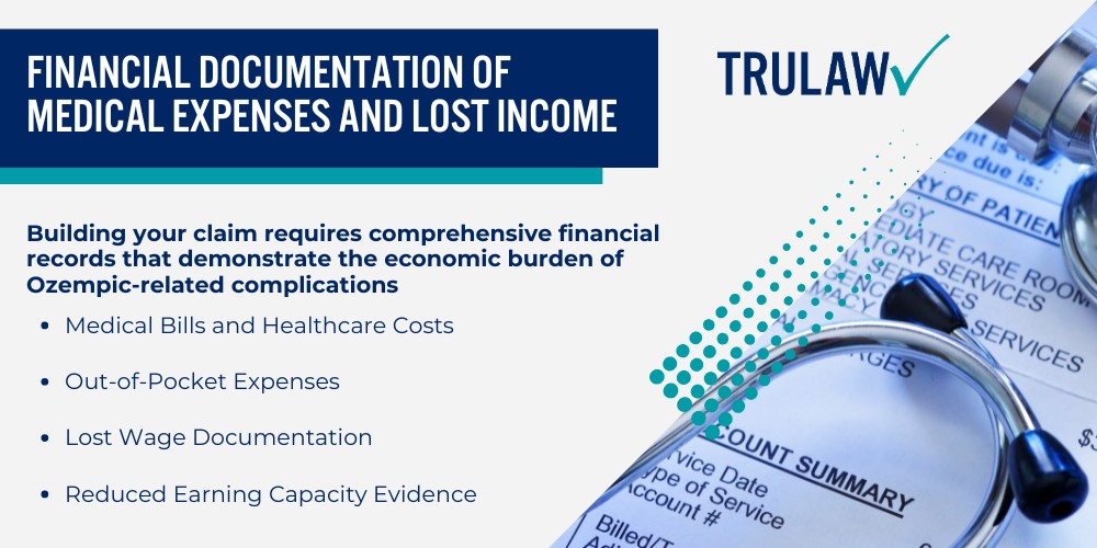 Knowing the Ozempic Lawsuit Landscape; Health Complications Driving Legal Claims; Determining Your Eligibility to File an Ozempic Lawsuit; Primary Eligibility Requirements; Medical Documentation and Testing Requirements; Common Disqualifying Factors; Medical Evidence for Your Ozempic Claim; Prescription and Medication Use Records; Diagnostic Testing and Treatment Records; Financial Documentation of Medical Expenses and Lost Income