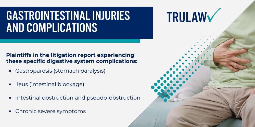 GLP-1 Medications and Ozempic Lawsuits; What Is Ozempic and How Does It Work; Other GLP-1 Medications Involved in Litigation; Serious Side Effects Linked to Ozempic; Gastrointestinal Injuries and Complications