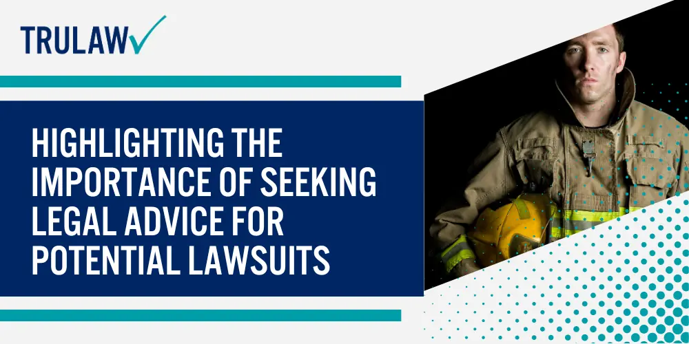 Highlighting the importance of seeking legal advice for potential lawsuits