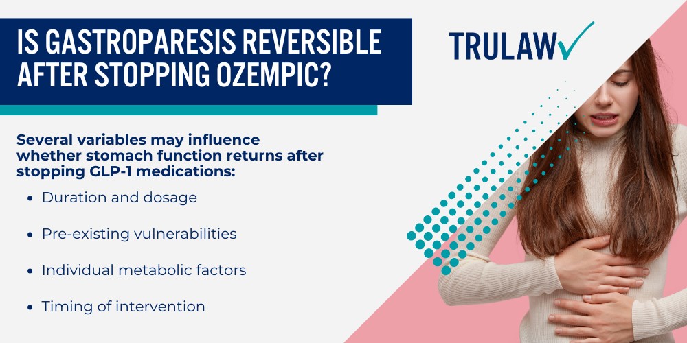 GLP-1 Medications and Ozempic Lawsuits; What Is Ozempic and How Does It Work; Other GLP-1 Medications Involved in Litigation; Serious Side Effects Linked to Ozempic; Gastrointestinal Injuries and Complications; Vision Loss and NAION Concerns; Additional Reported Adverse Effects; Gastroparesis_ The Most Common Ozempic Injury; What Is Gastroparesis and How Does It Develop; GLP-1 Medications and Ozempic Lawsuits; What Is Ozempic and How Does It Work; Other GLP-1 Medications Involved in Litigation; Serious Side Effects Linked to Ozempic; Gastrointestinal Injuries and Complications; Vision Loss and NAION Concerns; Additional Reported Adverse Effects; Gastroparesis_ The Most Common Ozempic Injury; What Is Gastroparesis and How Does It Develop; Symptoms and Diagnosis Methods; Is Gastroparesis Reversible After Stopping Ozempic