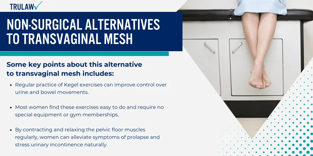 Non-Surgical Alternatives to Transvaginal Mesh