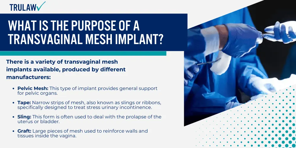 What is the Purpose of a Transvaginal Mesh Implant