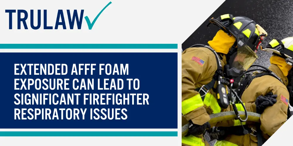 Extended AFFF foam exposure can lead to significant firefighter respiratory issues