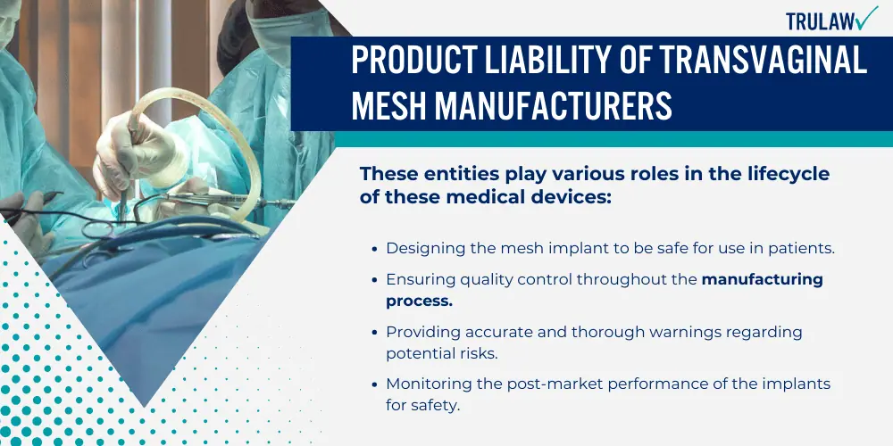 Product Liability of Transvaginal Mesh Manufacturers