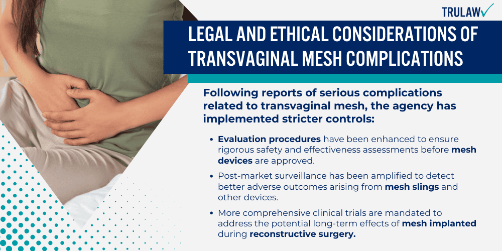 Legal and Ethical Considerations of Transvaginal Mesh Complications