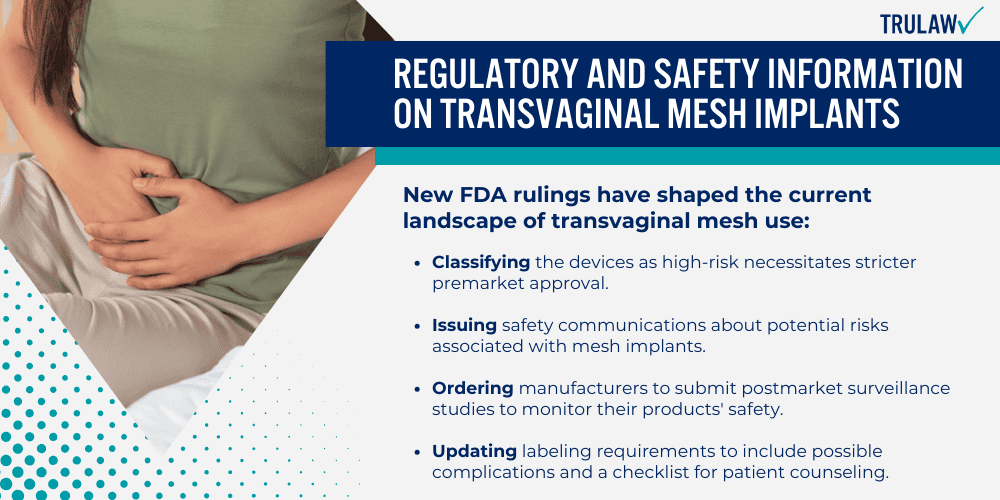 Regulatory and Safety Information on Transvaginal Mesh Implants