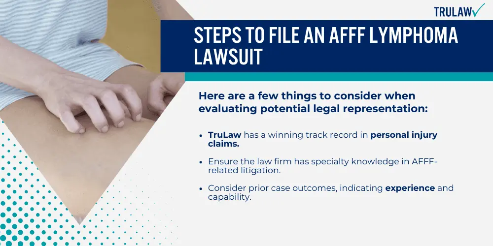 Steps to File an AFFF Lymphoma Lawsuit