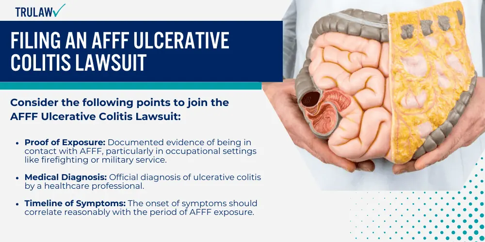 Filing an AFFF Ulcerative Colitis Lawsuit