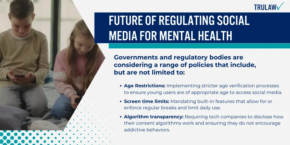 Future of Regulating Social Media for Mental Health
