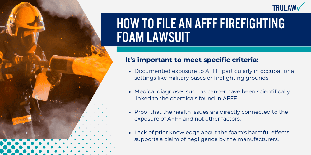 How to File an AFFF Firefighting Foam Lawsuit