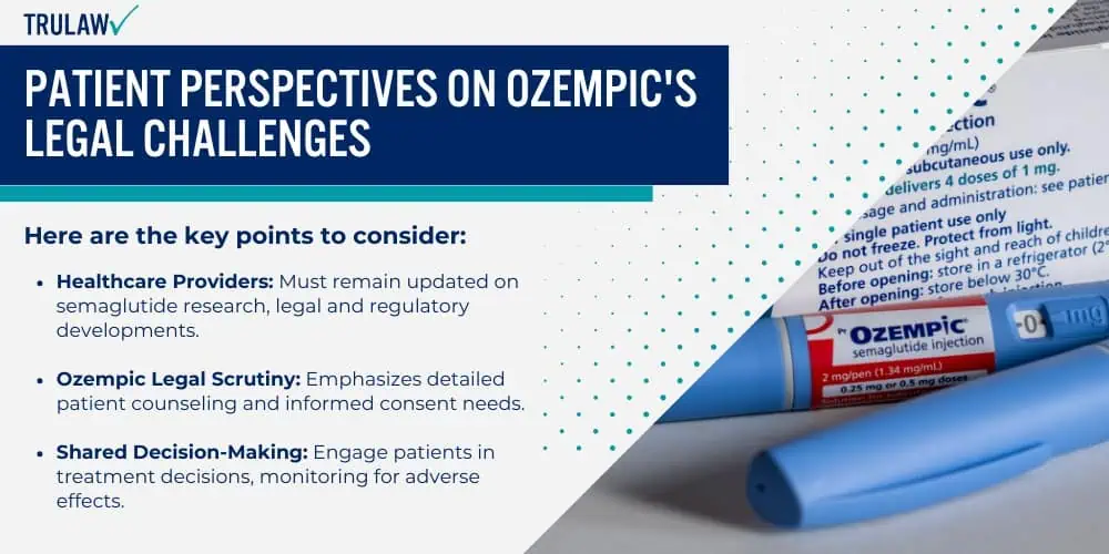 Patient Perspectives on Ozempic's Legal Challenges