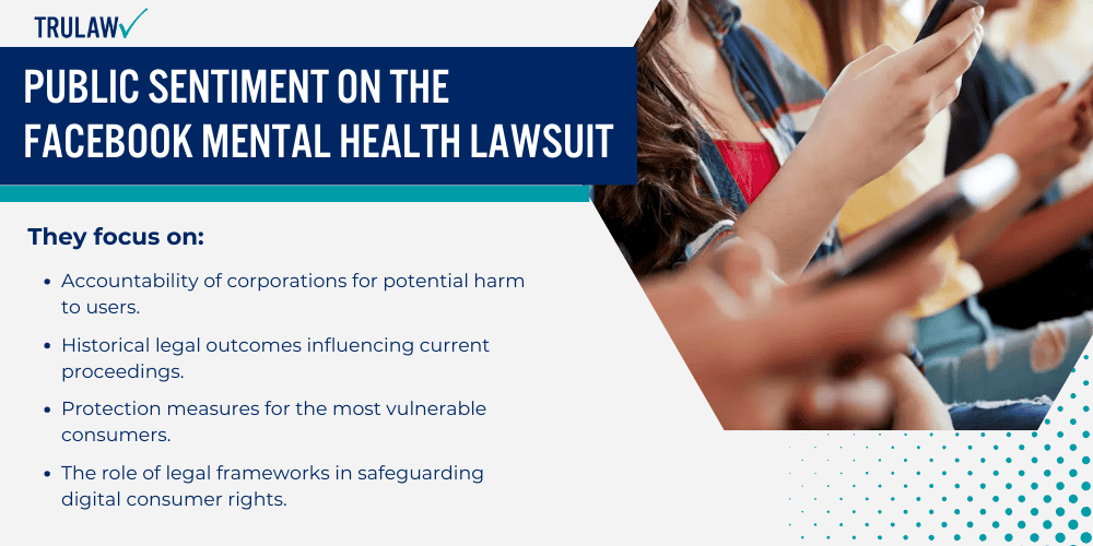 Public Sentiment on the Facebook Mental Health Lawsuit