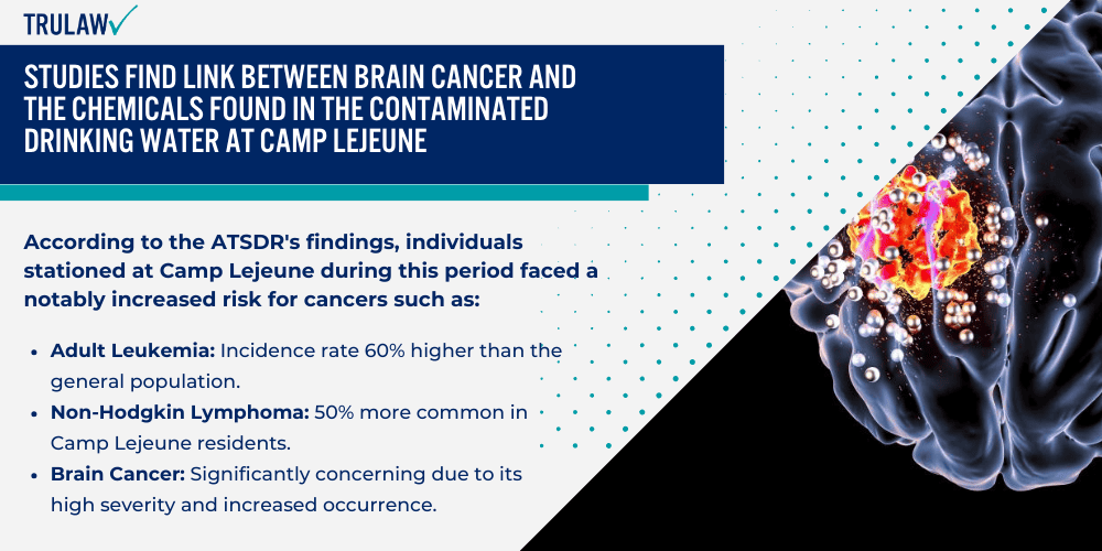 Studies Find Link Between Brain Cancer and the Chemicals Found in the Contaminated Drinking Water at Camp Lejeune