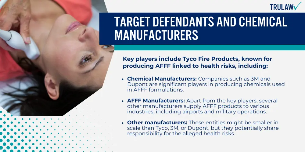 Target Defendants and Chemical Manufacturers