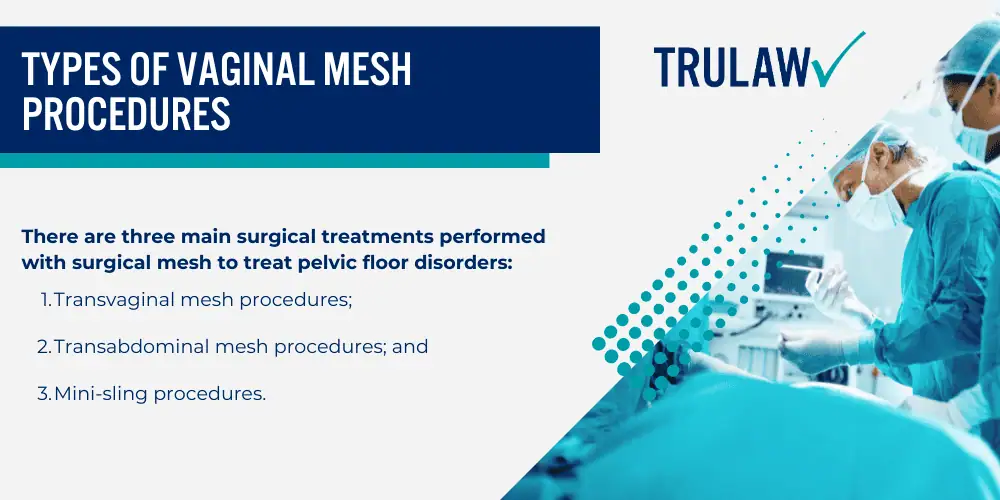 Types of Vaginal Mesh Procedures