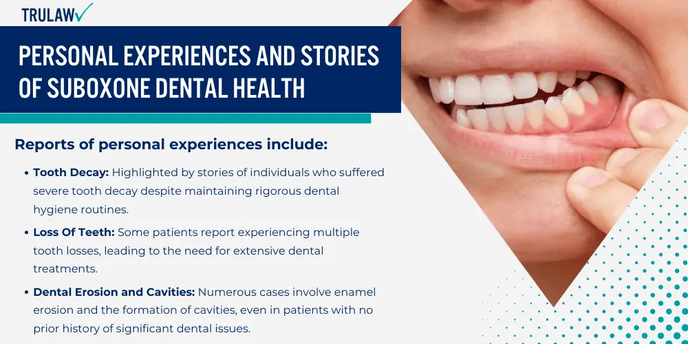 Personal Experiences and Stories of Suboxone Dental Health