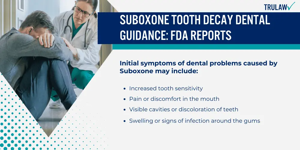 Suboxone Tooth Decay Dental Guidance FDA Reports