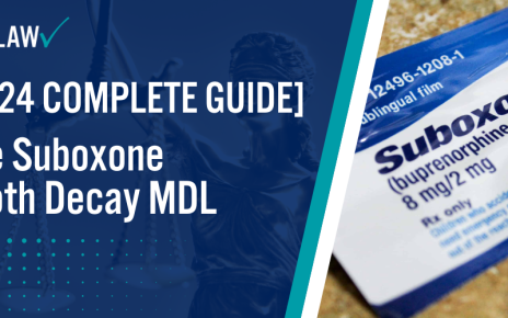 The Suboxone Tooth Decay MDL 2024 Complete Guide