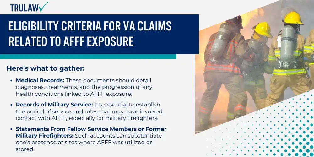 Eligibility Criteria For VA Claims Related To AFFF Exposure